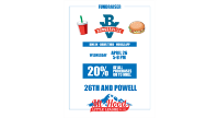 April 26th - Burgerville Fundraiser!